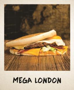 Mega London Burger - Ethnic Food