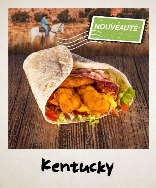 Kentucky, wrap au poulet pané !