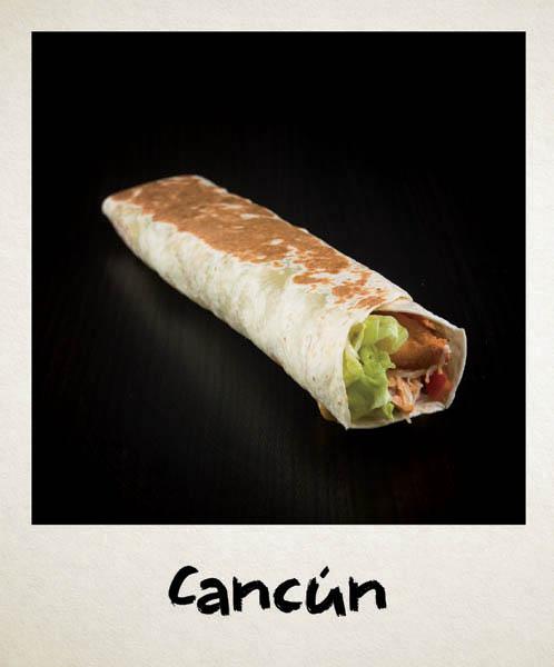 Cancun sandwich wrap Ethnic Food