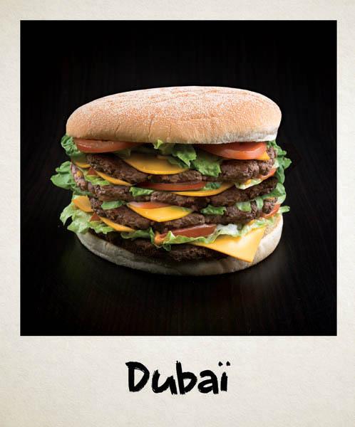 Le burger Dubaï chez Ethnic Food