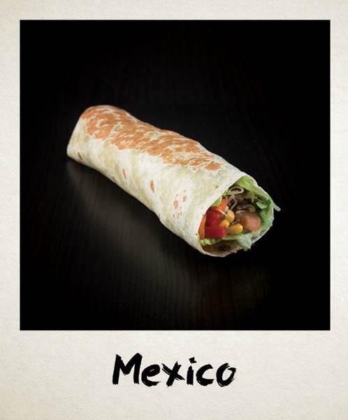Le Mexico un Wrap à base de steak haché Ethnic Food